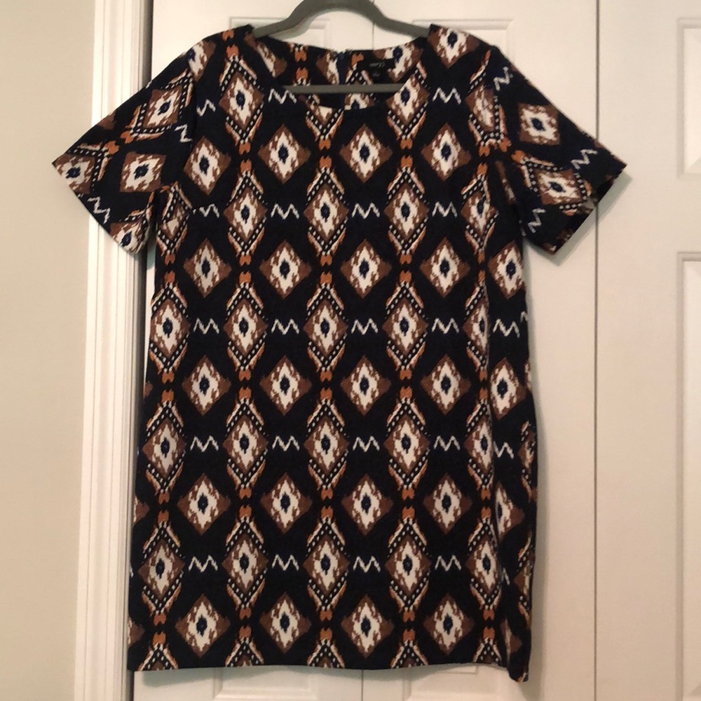 veryJ Navy Patterned dress